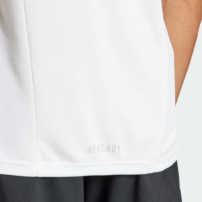 adidas Designed for Training Workout Heat.RDY Funktionsshirt ärmellos weiß (Herren)