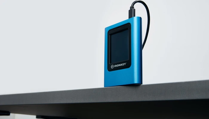 Kingston IronKey Vault Privacy 80 External SSD, 3.84TB, USB-C 3.0
