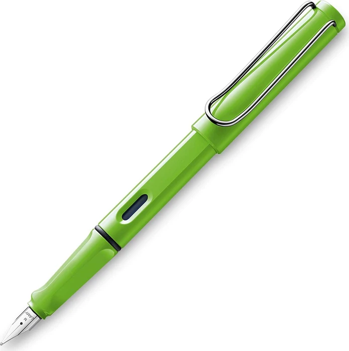 Lamy safari grün, linke Hand, mittel