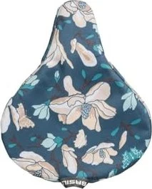 Basil Magnolia Sattel Regenhülle teal blue