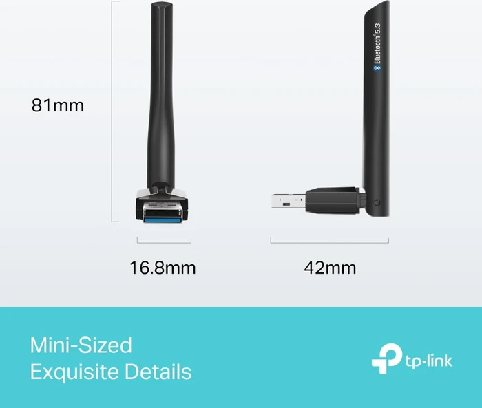 TP-Link UB500 Plus, Bluetooth 5.3, USB-A 2.0 [Stecker]