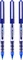 Uni-Ball Eye Micro UB-150 Tintenroller (Mine) blau/silber, 3er-Pack Vorschaubild