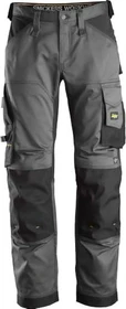 Snickers Workwear Stretch Loose Fit Hose lang steel grey/black (Herren)