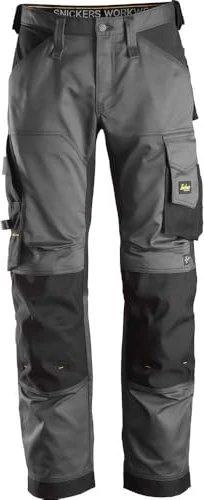 Snickers Workwear Stretch Loose Fit Hose lang steel grey/black (Herren)