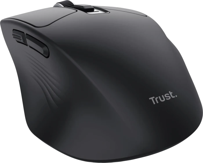 Trust Niven Comfortable Multi-Device Wireless Mouse schwarz, USB/Bluetooth