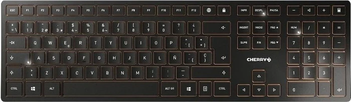 Cherry DW 9000 Slim schwarz/bronze, USB/Bluetooth, CZ/SK