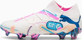 Puma Future 7 Ultimate Volume Up FG/AG puma white/luminous blue/poison pink/fizzy melon (Damen)