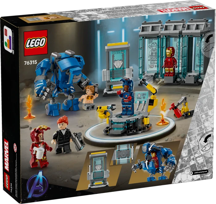 LEGO Marvel Super Heroes Spielset - Iron Mans Labor: Halle der Rüstungen