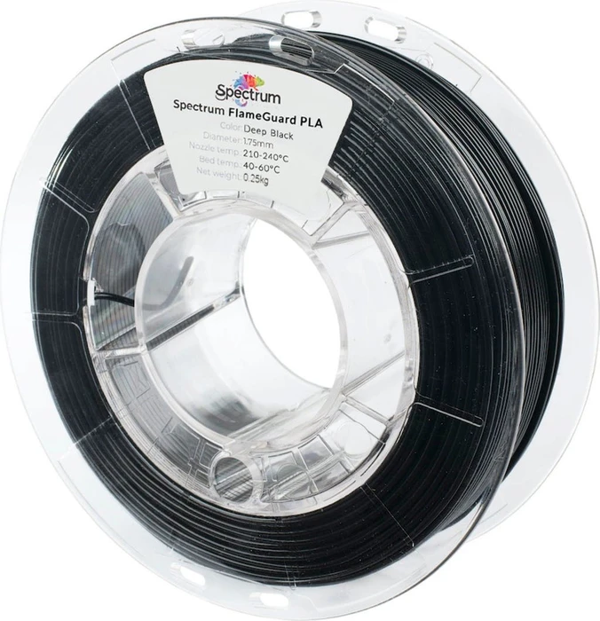 Spectrum PLA, schwarz, Spule, 1.75mm, 250g