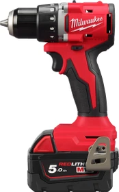 Milwaukee M18 BLDDRC-502C Akku-Bohrschrauber inkl. Koffer + 2 Akkus 5.0Ah