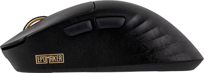 Epomaker Carbonis 8KHz Wireless Gaming Mouse, Black Gold, USB/Bluetooth