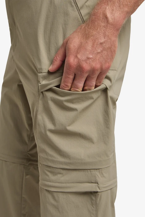 Jack Wolfskin Wagami Zip-Off Hose lang stone (Herren)