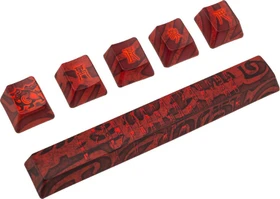 Traitors HUNDUN, Kunststoff (PBT), schwarz/rot, 6 Tasten