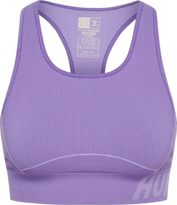hummel Christel Sport-BH paisley purple/lavender melange (Damen)