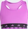 adidas TECHFIT Power React Sport-BH purple burst/black/white (Junior) Vorschaubild