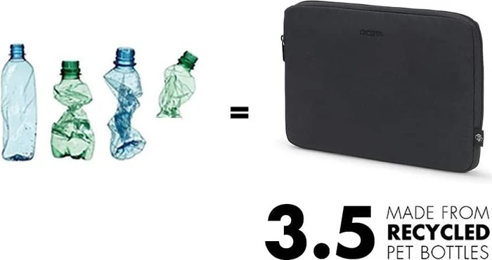 Dicota ECO Sleeve Base 15-15.6" Schutzhülle, schwarz