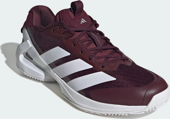 adidas Adizero Ubersonic 5 Clay maroon/silver metallic/core black (Herren)
