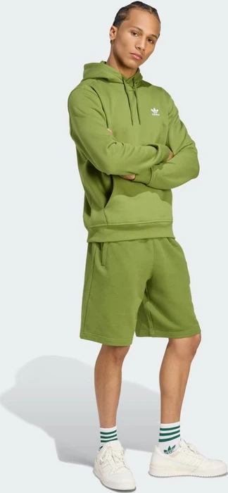 adidas Trefoil Essentials Hoodie tech olive (Herren)