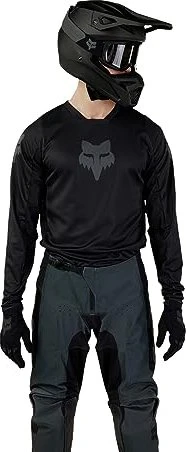 Fox Racing Blackout Trikot langarm schwarz (Herren)
