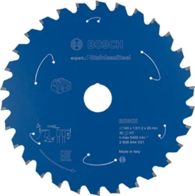 Bosch Professional Expert for Stainless Steel Kreissägeblatt 30Z, 140x1.2x20mm, 1 Stück