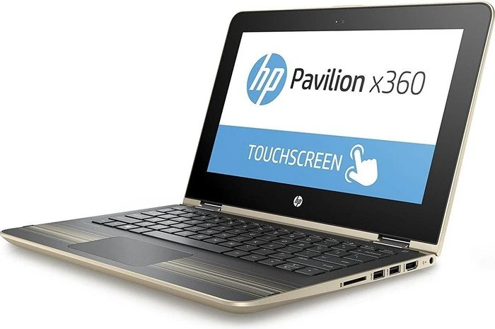 HP Pavilion x360 13-u130ng, gold, Core i3-7100U, 8GB RAM, 1TB HDD, DE
