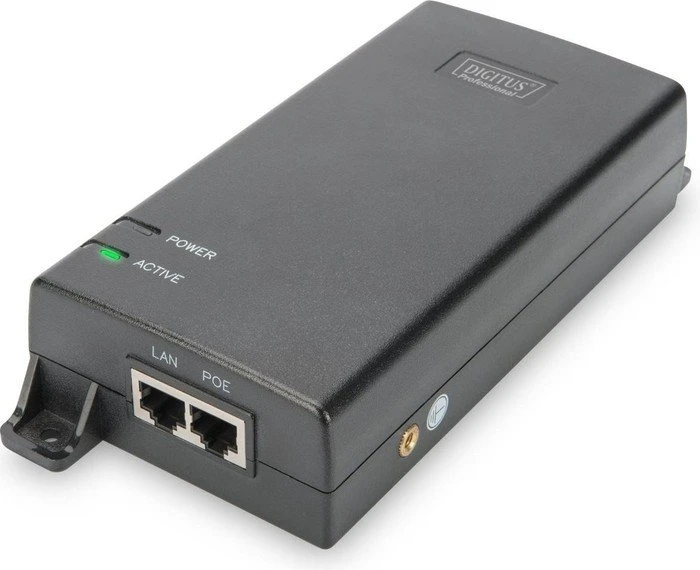 Digitus Desktop Gigabit PoE-Injektor, 2x RJ-45, 60W UPoE