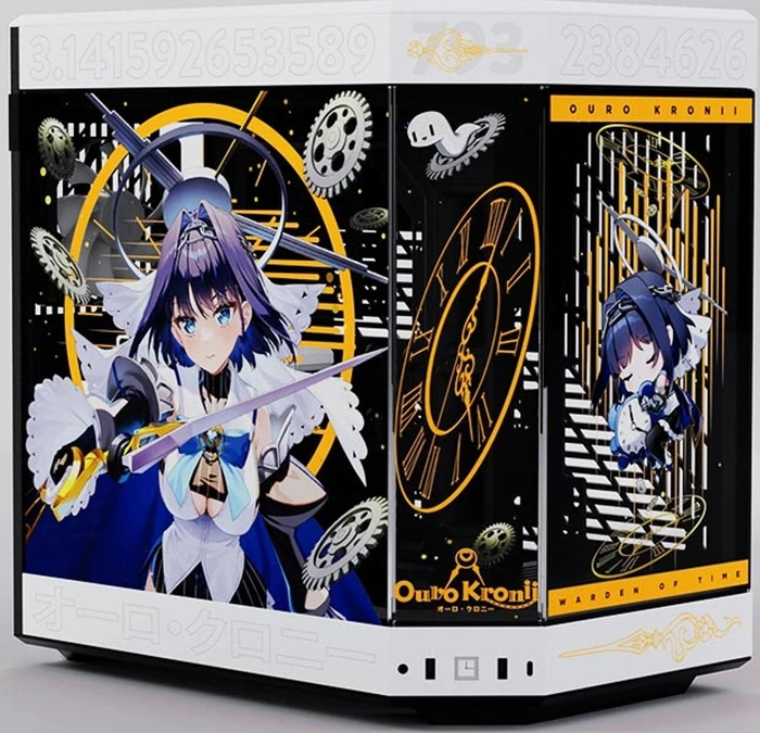 Hyte Y60 Ouro Kronii Limited Edition, Glasfenster