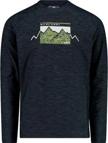 CMP Funktionsshirt langarm nero melange/acido (Herren)
