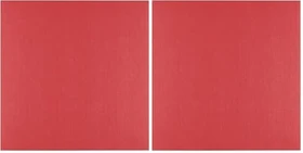 Vaessen Creative Florence Leinenkarton, 305x305mm, glatt, poppy, 10 Blatt