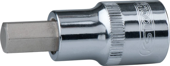 KS Tools CHROMEplus Innensechskant Steckschlüssel kurz 1/2" (918.)