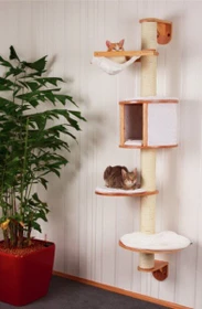 Kerbl Wandkratzbaum Dolomit, beige/weiß/braun