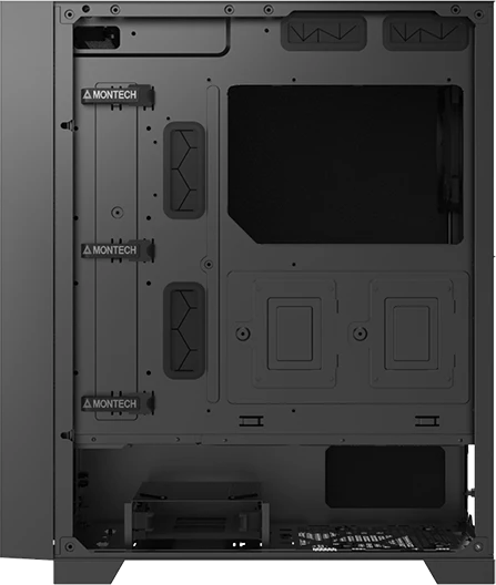Montech Air 1000 Silent Black, schwarz, schallgedämmt