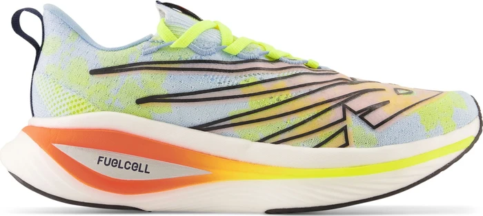 New Balance FuelCell SuperComp Elite v3 London Edition blue haze/cosmic pineapple/neon dragonfly (Damen)
