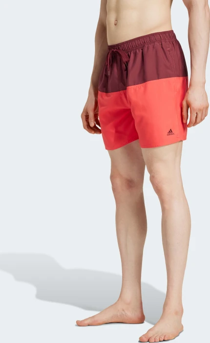 adidas Colorblock CLX Badeshorts shadow red/semi lucid red (Herren)