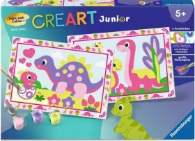 Ravensburger Malen nach Zahlen CreArt Bunte Dinosaurier