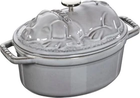Zwilling Staub Cocotte Schwein Kochtopf 17cm 1l grafitgrau
