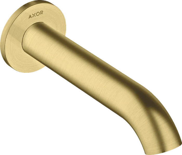Hansgrohe Axor Uno Wanneneinlauf gebogen brushed brass