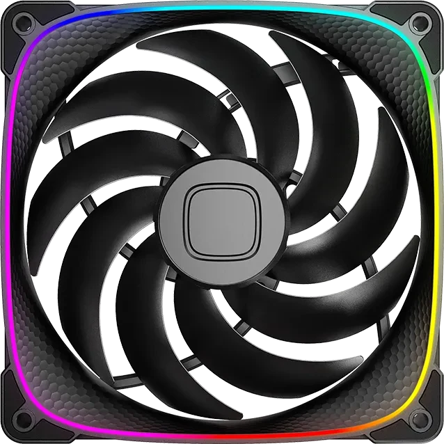 Geometric Future Squama 2503-14B, schwarz, 140mm, 3er-Pack