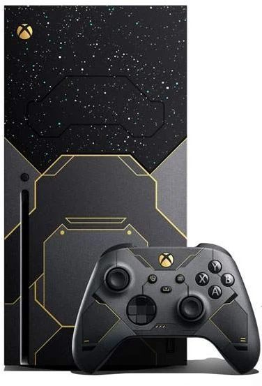 Microsoft Xbox Series X - 1TB Halo Infinite Limited Edition Bundle schwarz/grau/gold
