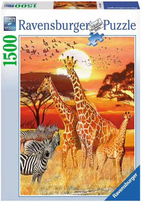 Ravensburger Puzzle Afrikanischer Sonnenuntergang
