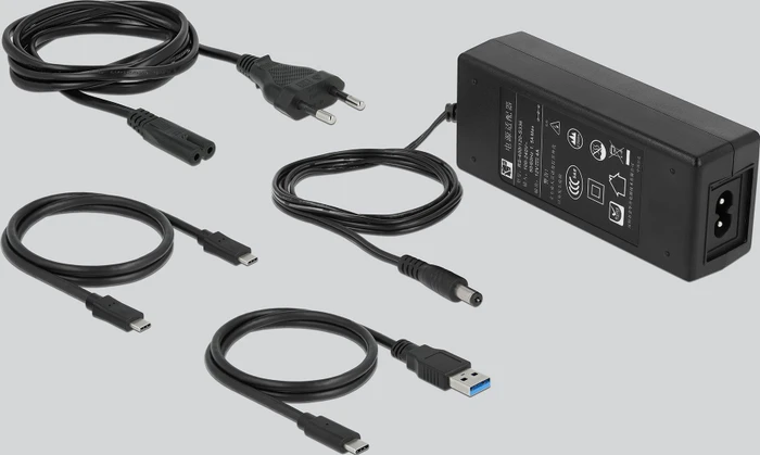 DeLOCK 4x M.2 PCIe Dockingstation mit Klon-Funktion, USB-C 3.1