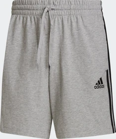 adidas Aeroready Essentials 3-Streifen Trainingshose kurz medium grey heather/black (Herren)