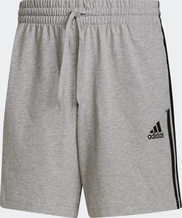 adidas Aeroready Essentials 3-Streifen Trainingshose kurz medium grey heather/black (Herren)