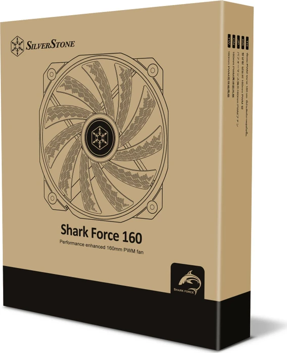 SilverStone Shark Force 160, schwarz, 160mm