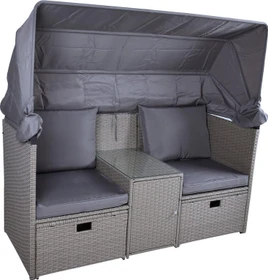 Garden Pleasure Aurelia Lounge-Set grau,   2-tlg.
