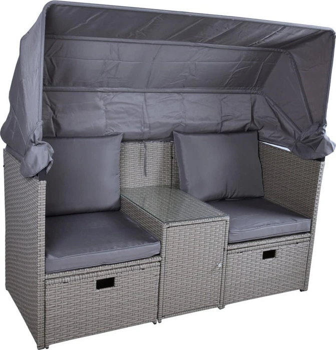 Garden Pleasure Aurelia Lounge-Set grau, 2-tlg.