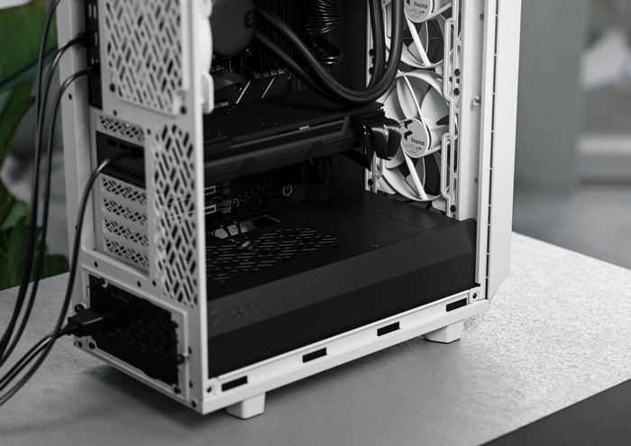 Fractal Design Meshify 2 Compact Lite Black TG Light Tint, Glasfenster
