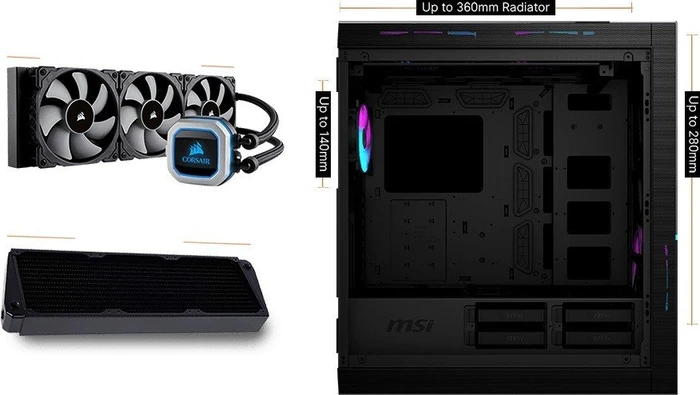 MSI MPG Sekira 500X, Glasfenster