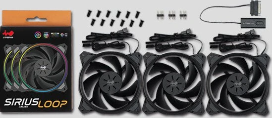 In Win Sirius Loop ASL120, LED-Steuerung, 120mm, 3er-Pack