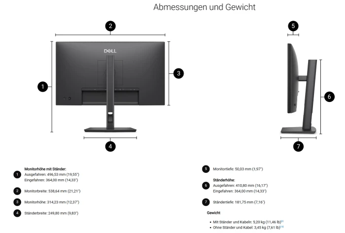 Dell Pro P 24 USB-C Hub Monitor P2426HE, 23.8"